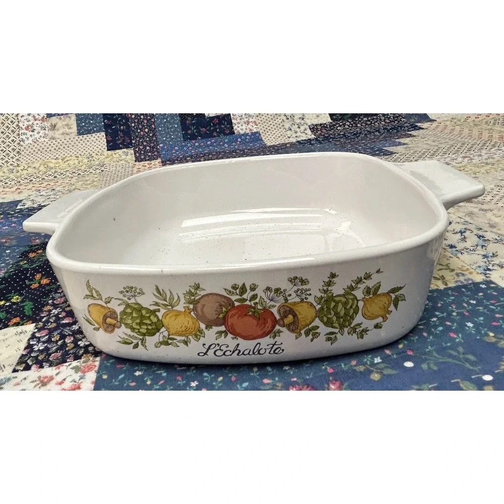 Vintage Corning Ware L'Echalote  1 Qt Casserole Dish A-1-B with Lid New in Box
